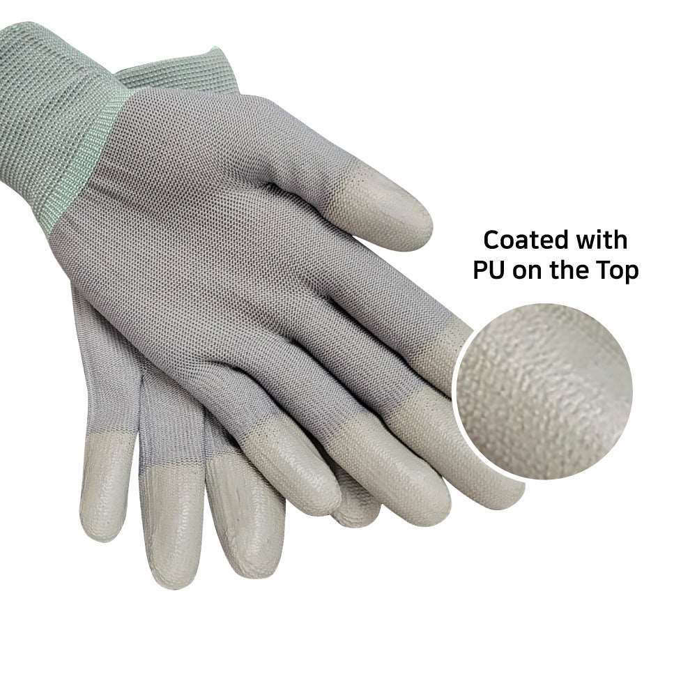 KameLo 007-PT PU Tip Coated Gloves (Set of 10 pairs)