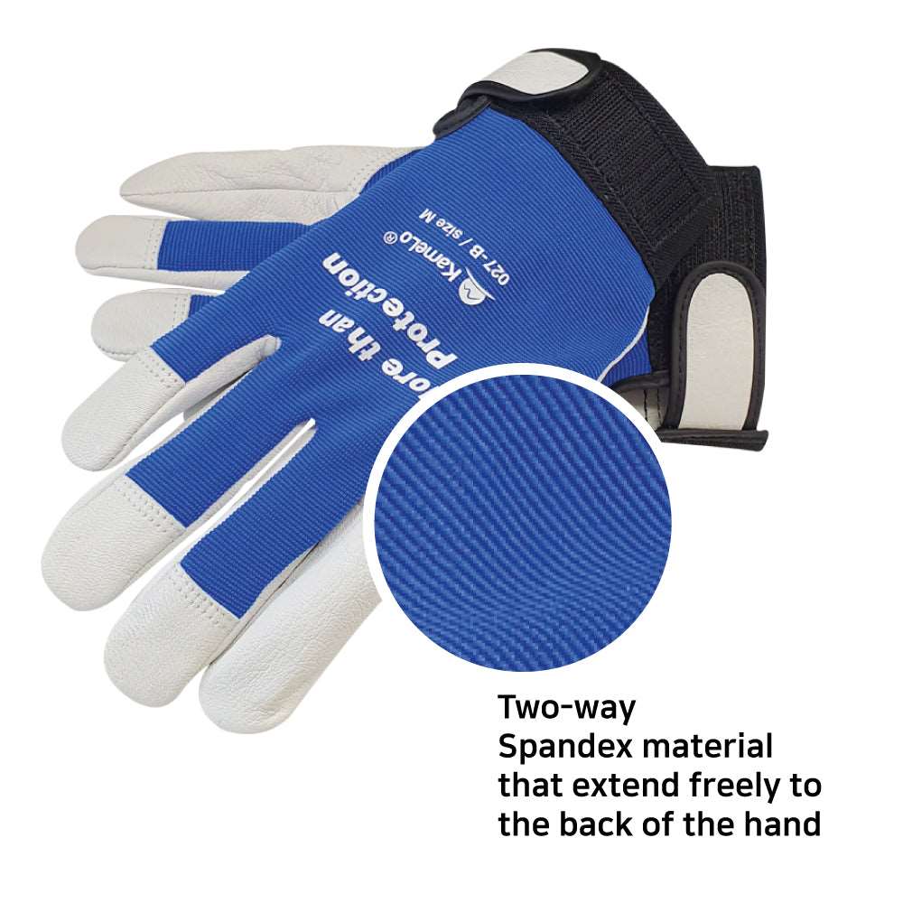 KameLo 027-B Goatskin Work Gloves