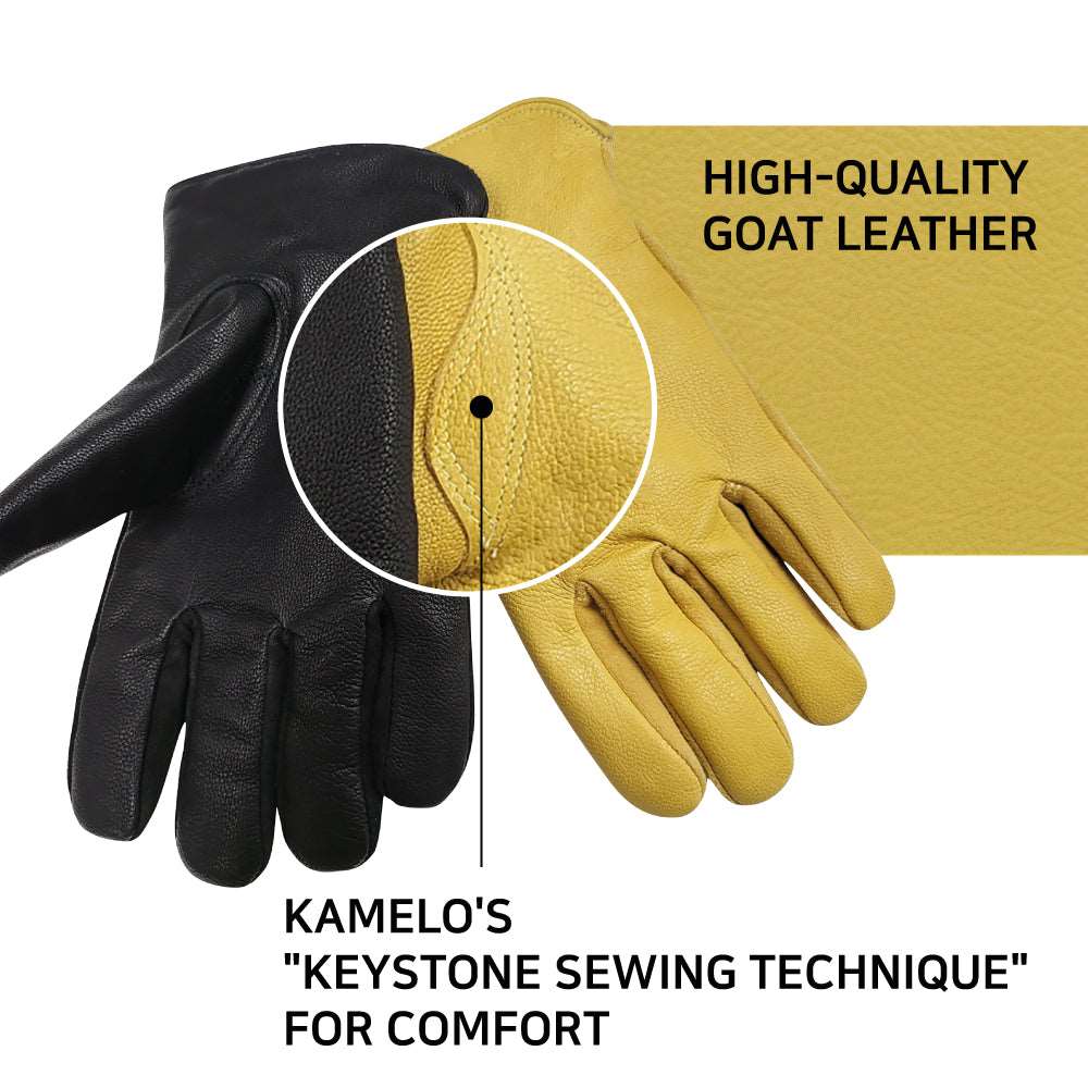 KameLo 700-K/700-YK Premium Winter Leather Gloves